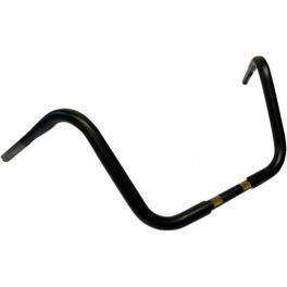 FLAT BLACK 1-1/4" BUFFALO TOURING HANDLEBARS