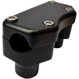 FLAT BLACK HANDLEBAR RISER/TOP CLAMP KIT 0602-0811 FLAT BLACK HANDLEBAR RISER/TOP CLAMP KIT 0602-0811