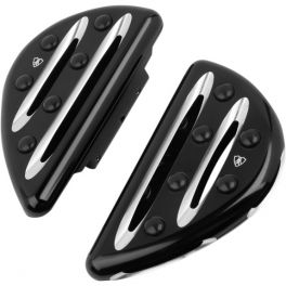 BLACK DEEP CUT PASSENGER FLOORBOARDS 1621-0258 BLACK DEEP CUT PASSENGER FLOORBOARDS 1621-0258
