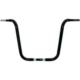 GLOSS BLACK 14" BUFFALO APE HANGER 1 1/4" TOURING BARS - 0601-1242 GLOSS BLACK 14" BUFFALO APE HANGER 1 1/4" TOURING BARS - 0601-1242