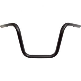 FLAT BLACK 1" APE HANGERS NARROW GLIDE HANDLEBARS