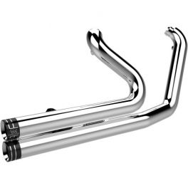 DRAG STYLE STEPPED HEADER 2-INTO-2 SOFTAIL BILLET TIPS DRAG STYLE STEPPED HEADER 2-INTO-2 SOFTAIL BILLET TIPS