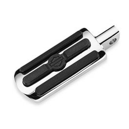 Chrome and Rubber Custom Footpegs - LCS5013095A Chrome and Rubber Custom Footpegs - LCS5013095A