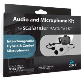 SCALA RIDER™ PACKTALK™ AUDIO AND MICROPHONE KIT - 4402-0614 SCALA RIDER™ PACKTALK™ AUDIO AND MICROPHONE KIT - 4402-0614