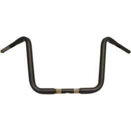 1-1/4" FLAT BLACK APE HANGER HANDLEBARS