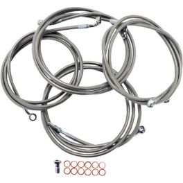 STANDARD HANDLEBAR CABLE/BRAKE LINE KITS AND COMPONENTS - 0610-0772 STANDARD HANDLEBAR CABLE/BRAKE LINE KITS AND COMPONENTS - 0610-0772