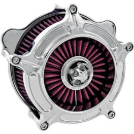 ROLAND SANDS CHROME TURBINE AIR CLEANER - 1010-0847