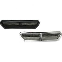 WINDSHIELD VENT TRIM WITH STAINLEES STEEL MESH