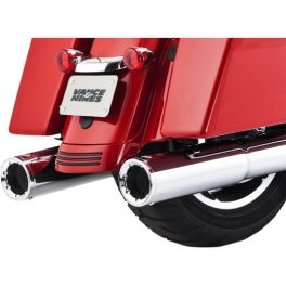 CHROME HI-OUTPUT SLIP-ON MUFFLERS - 1801-1068 CHROME HI-OUTPUT SLIP-ON MUFFLERS - 1801-1068