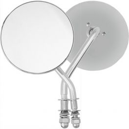 HARDDRIVE CHROME 4" ROUND MIRROR LEFT SIDE - WPS82055572 HARDDRIVE CHROME 4" ROUND MIRROR LEFT SIDE - WPS82055572