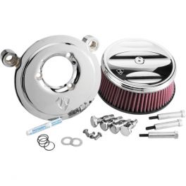 CHROME SCALLOPED STAGE I BILLET SUCKER AIR CLEANER ASSEMBLY - 1010-0187