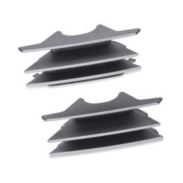 Finned Spark Plug Covers - Black Granite - LCS25800062 Finned Spark Plug Covers - Black Granite - LCS25800062