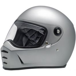 Lane Splitter Helmet - Flat Silver