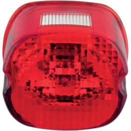 RED LAYDOWN TAILLIGHT LENS - 0902-6320