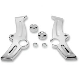 CHROME BOOMERANG FRAME COVERS - 0504-0193