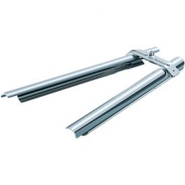 CHROME DOWN TUBE COVERS - 0504-0078 CHROME DOWN TUBE COVERS - 0504-0078