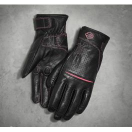 Women's Pink Label Perforated Gloves - LCS 98353-17VW Women's Pink Label Perforated Gloves - LCS 98353-17VW