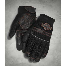 Men's Saddle Mesh & Leather Gloves - LCS98364-15vm Men's Saddle Mesh & Leather Gloves - LCS98364-15vm