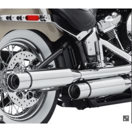 Screamin' Eagle Street Cannon Mufflers - Chrome - Short - LCS64900636 