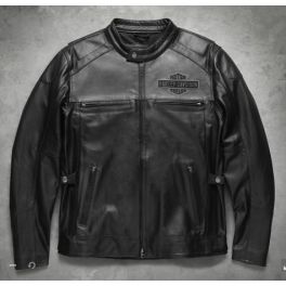 Men's Votary Leather Jacket - LCS98119-17VM 