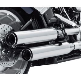 Screamin' Eagle Street Cannon Mufflers - Chrome - Long - LCS64900690 Screamin' Eagle Street Cannon Mufflers - Chrome - Long - LCS64900690
