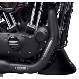 Slotted Exhaust Shield Kit - Satin Black - LCS65400422 Slotted Exhaust Shield Kit - Satin Black - LCS65400422