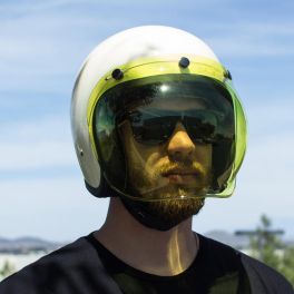 BILTWELL ANTI-FOG BUBBLE SHIELD YELLOW