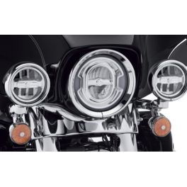 68000252 4 in. Daymaker Signature Reflector LED Auxiliary Lamps - Chrome - LCS68000252