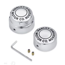 Harley-Davidson Motor Co. Rear Axle Nut Covers - LCS4170409