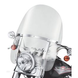 King-Size H-D Detachables Windshield for FL Softail Models - 21 in. Clear, Polished Braces - LCS5824395 King-Size H-D Detachables Windshield for FL Softail Models - 21 in. Clear, Polished Braces - LCS5824395