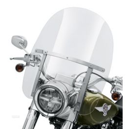 King-Size H-D Detachables Windshield for Nacelle Equipped Models with Auxiliary Lamps - 19 in. Clear - LCS5864997A
