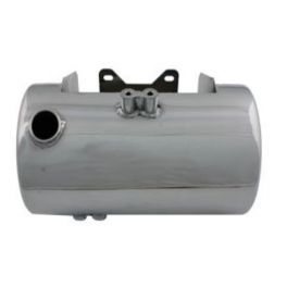 Chrome Round Side Fill Oil Tank - VT40-0191