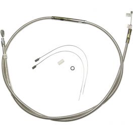 ALTERNATIVE LENGTH POLISHED STAINLESS HIGH EFFICIENCY CLUTCH CABLE - 0652-1621 ALTERNATIVE LENGTH POLISHED STAINLESS HIGH EFFICIENCY CLUTCH CABLE - 0652-1621