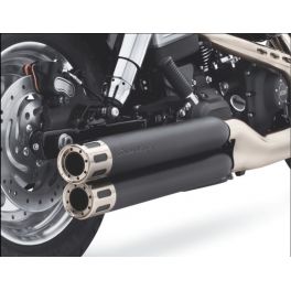 Screamin' Eagle Street Performance Staggered Dual Mufflers - LCS64900124 