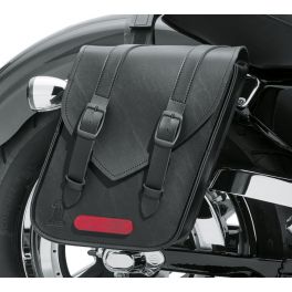 Black Standard Line Throw-Over Saddlebags-Compact - LCS90201769