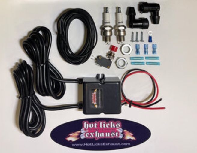 Dual Exhaust Kit Flame Thrower LCS Motorparts