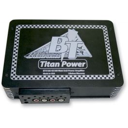 COMPACT TITAN 4-CHANNEL AUDIO AMPLIFIER COMPACT TITAN 4-CHANNEL AUDIO AMPLIFIER