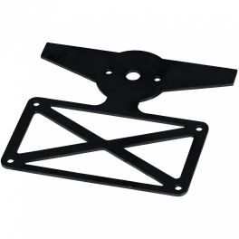 License Plate Sissy Bar Mount - Model B