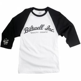 3/4 Sleeve Jersey - White/Black 3/4 Sleeve Jersey - White/Black