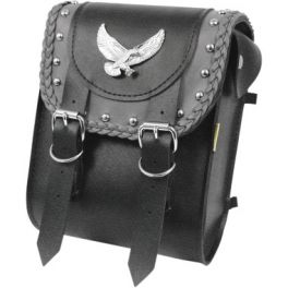 GRAY THUNDER STUDDED SISSY BAR BAG