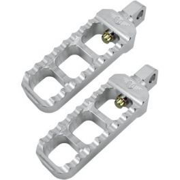 HEEL AND NARROW STYLE ADJUSTABLE SERRATED BILLET FOOTPEGS