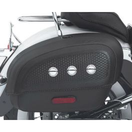 Locking Rigid Saddlebags for Softail Deluxe Models-LCS5301505B