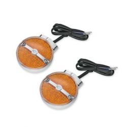 Bar & Shield Front LED Turn Signals LCS6841110