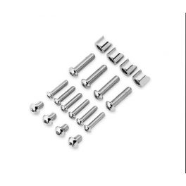 VRSC Sissy Bar Upright and Base Plate Chrome Hardware Kit LCS9411204