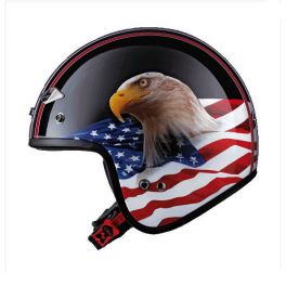 OF567 EAGLE GLOSS BLACK HELMET