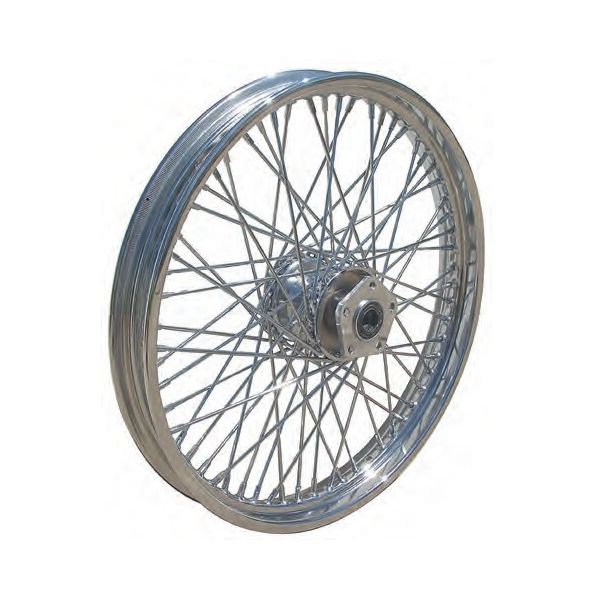 21x3.25 ULTIMA COMPLETE CHROME 60 SPOKE WHEEL MW36752 LCS Motorparts