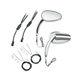 Chrome Mirrors with Auxiliary Running Light and Directional Indicator LCS56000080 Chrome Mirrors with Auxiliary Running Light and Directional Indicator LCS56000080