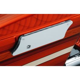 WFB SMOOTH-STYLE CHROME SADDLEBAG LATCH COVERS