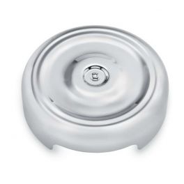 Bobber-Style Round Air Cleaner Chrome Cover LCS61300120