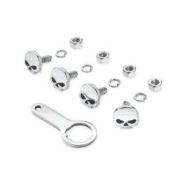 Skull License Plate Mounting Hardware LCS9454605 Skull License Plate Mounting Hardware LCS9454605